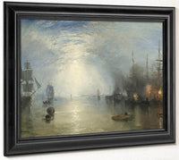 Keelmen Heaving In Coals By Moonlight By Joseph Mallord William Turner Fine Art Print