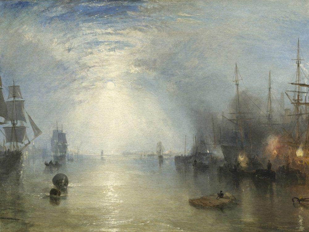 Keelmen Heaving In Coals By Moonlight By Joseph Mallord William Turner Fine Art Print