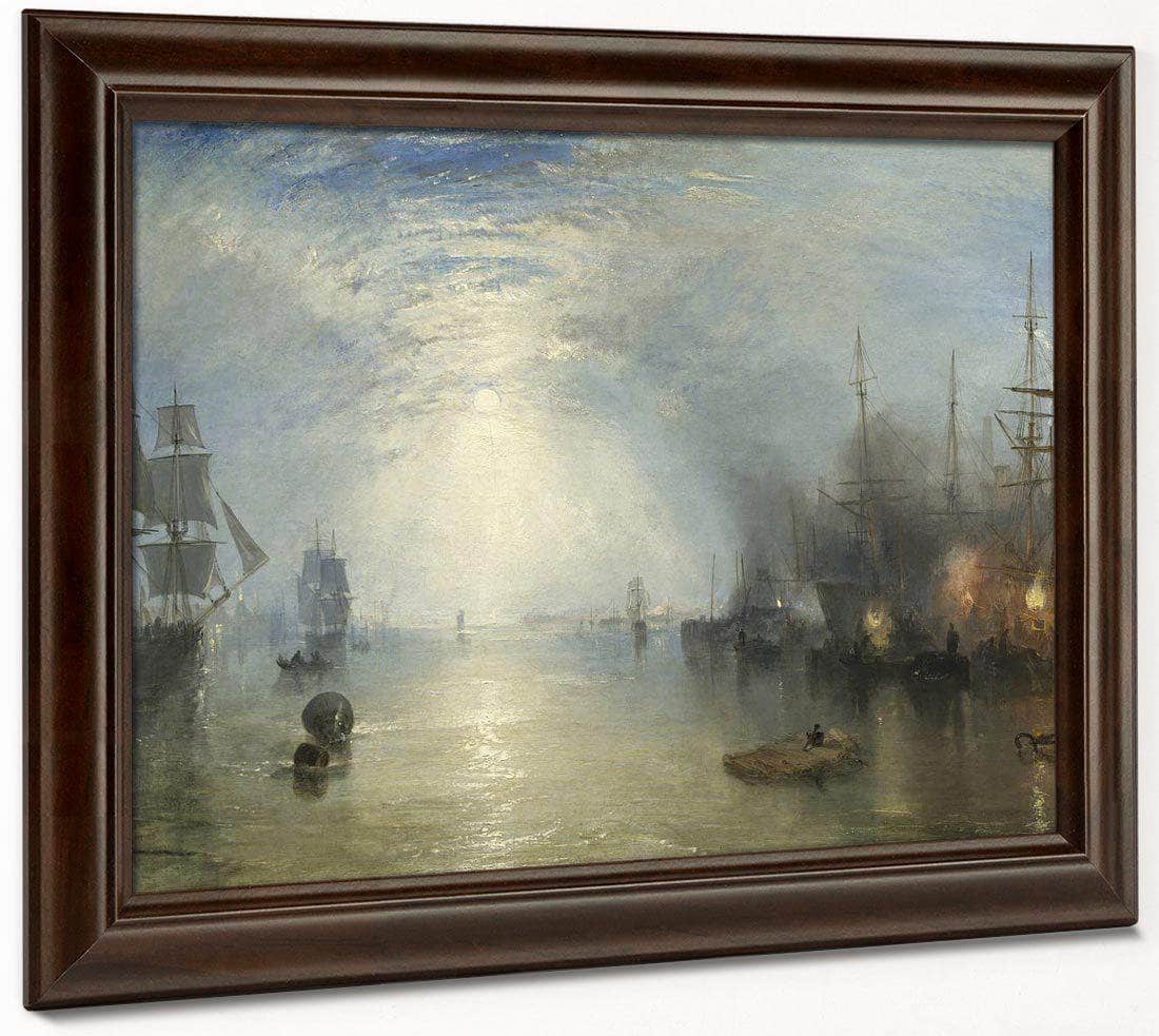 Keelmen Heaving In Coals By Moonlight By Joseph Mallord William Turner Fine Art Print
