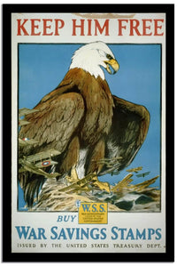 Keep Him Free  Vintage Poster Fine Art Print