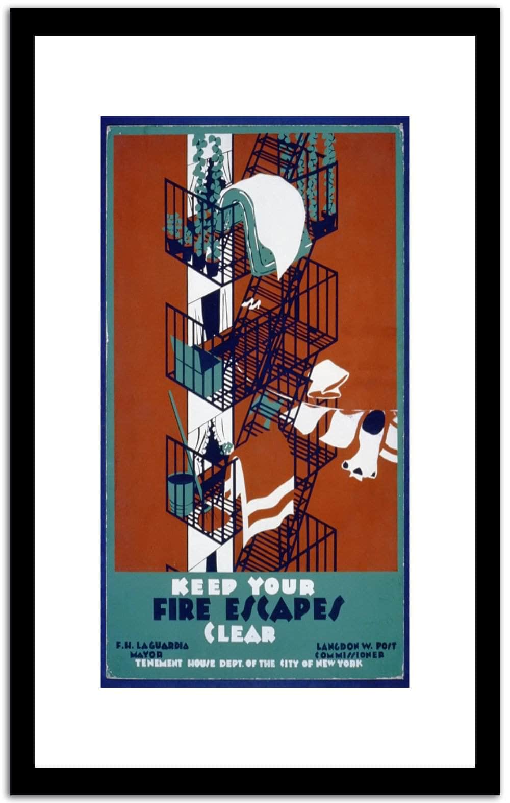 Keep Your Clear  Vintage Poster Fine Art Print