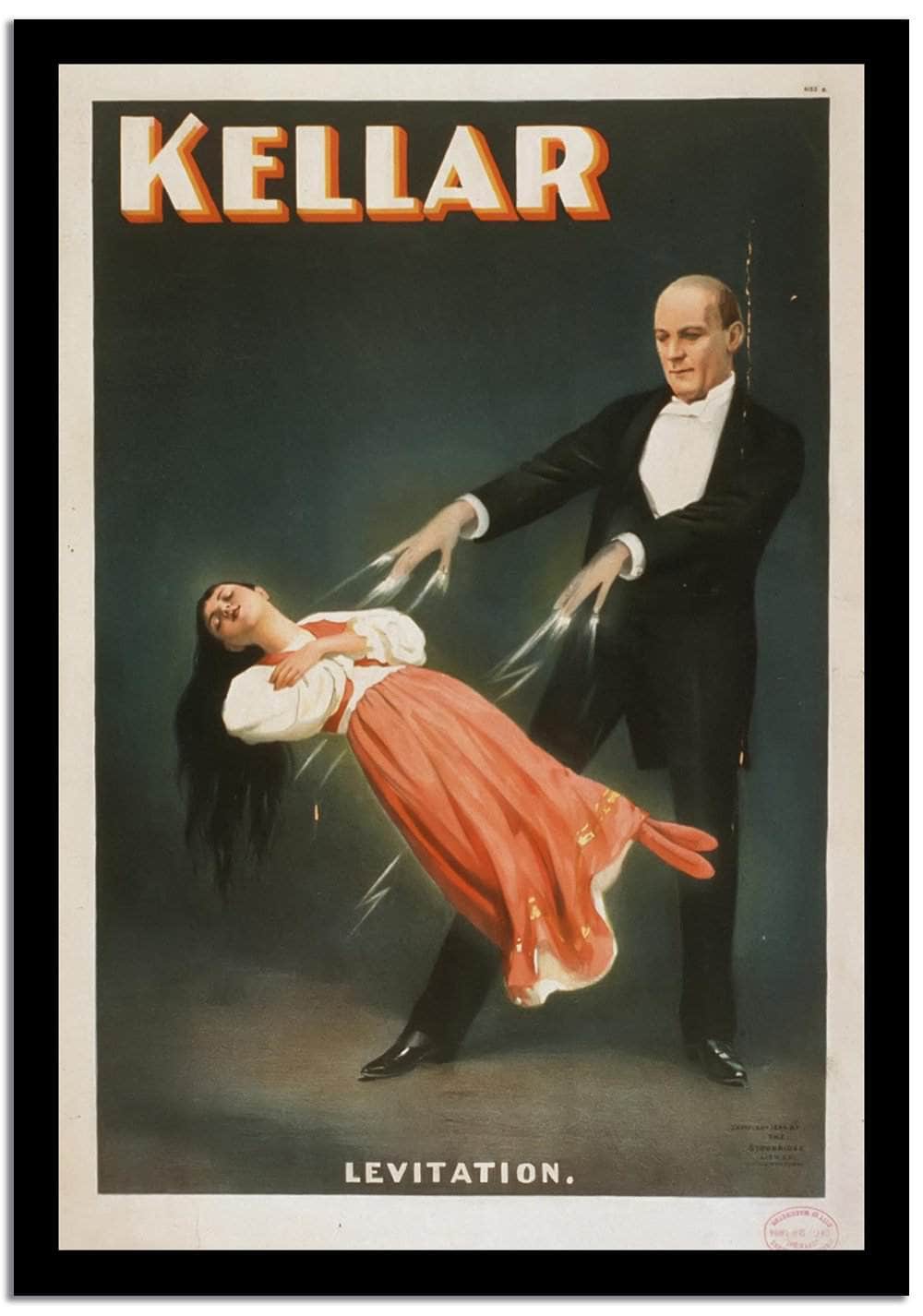 Kellar  Vintage Poster Fine Art Print