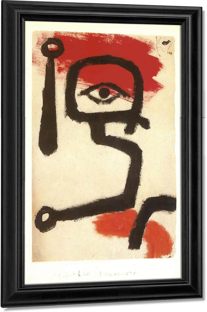 Kettle Drummer By Paul Klee Fine Art Print