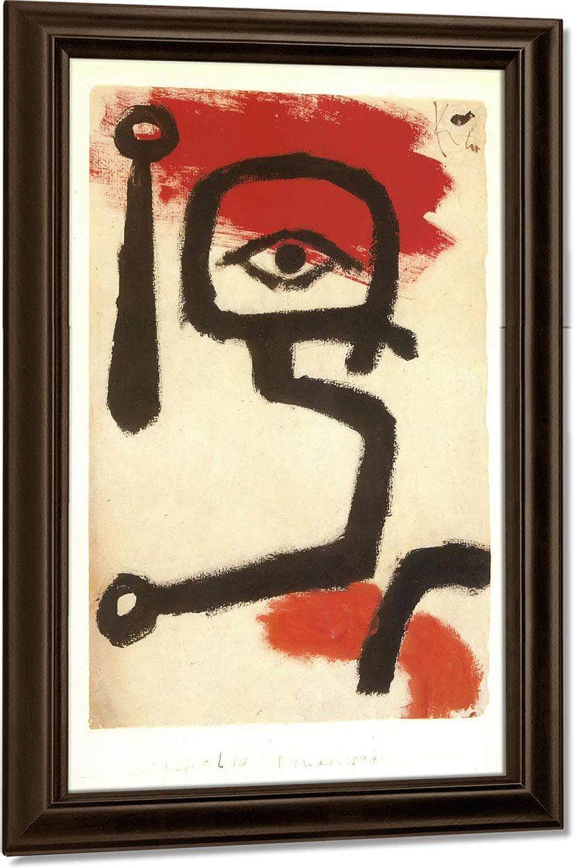 Kettle Drummer By Paul Klee Fine Art Print