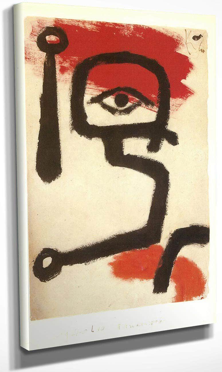 Kettle Drummer By Paul Klee Fine Art Print