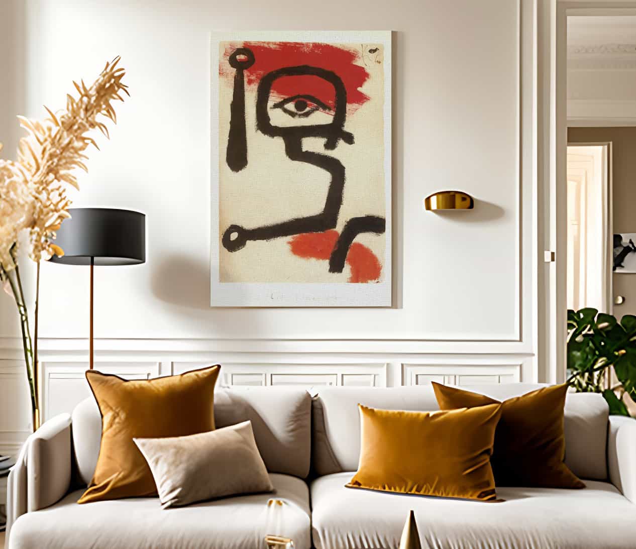 Kettle Drummer By Paul Klee Fine Art Print