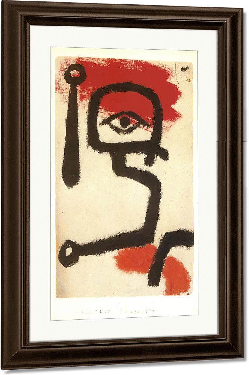 Kettle Drummer By Paul Klee Fine Art Print