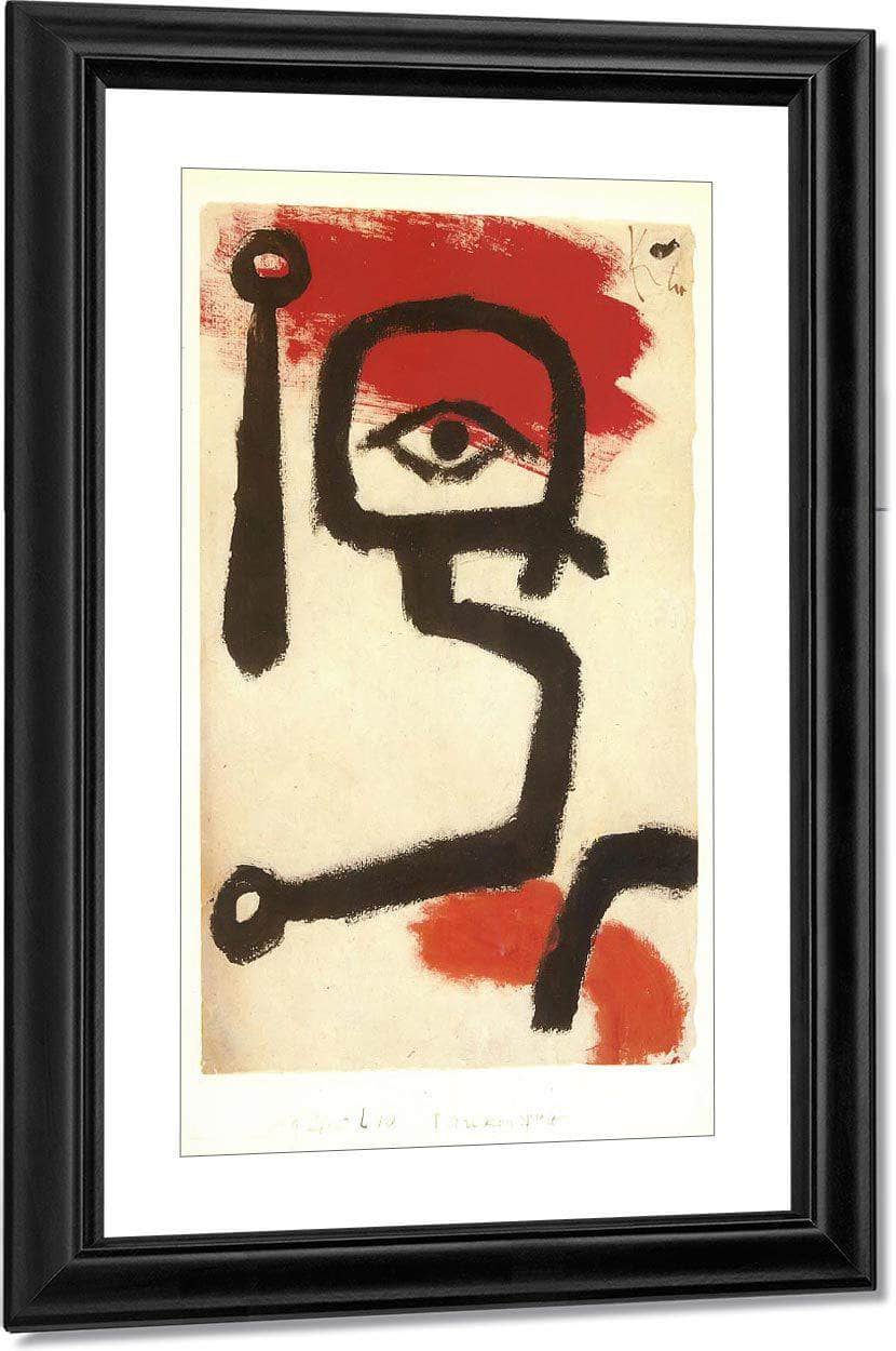 Kettle Drummer By Paul Klee Fine Art Print
