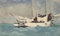 Key West, Hauling Anchor By Winslow Homer Fine Art Print