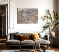 Kickover Of Morning Coffee Pot 1896 By Charles Marion Russell Fine Art Print