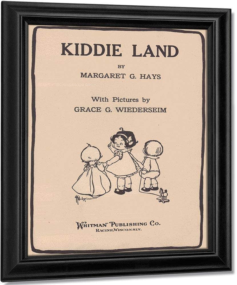 Kiddie Land Title Page Ill By Grace G Drayton Fine Art Print