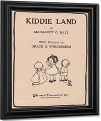 Kiddie Land Title Page Ill By Grace G Drayton Fine Art Print