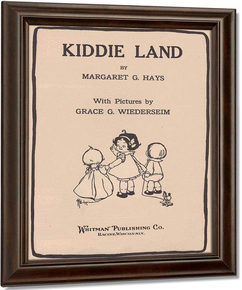 Kiddie Land Title Page Ill By Grace G Drayton Fine Art Print
