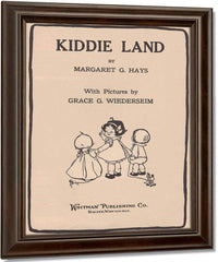 Kiddie Land Title Page Ill By Grace G Drayton Fine Art Print