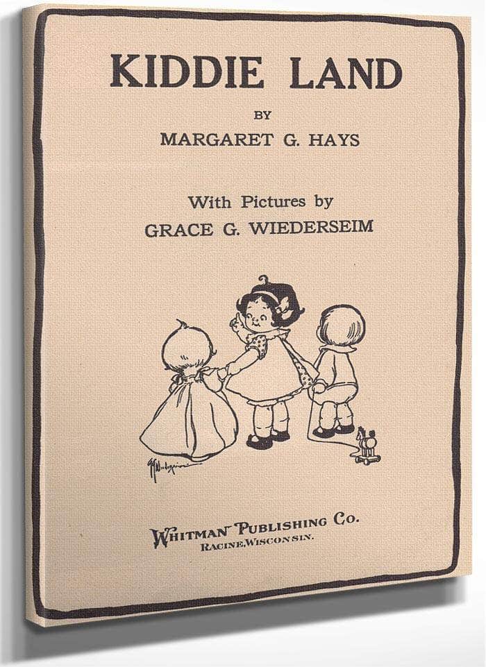 Kiddie Land Title Page Ill By Grace G Drayton Fine Art Print