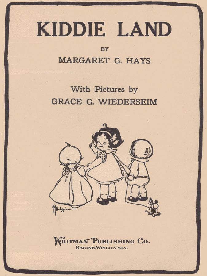 Kiddie Land Title Page Ill By Grace G Drayton Fine Art Print