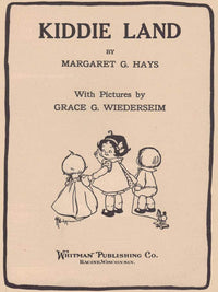 Kiddie Land Title Page Ill By Grace G Drayton Fine Art Print