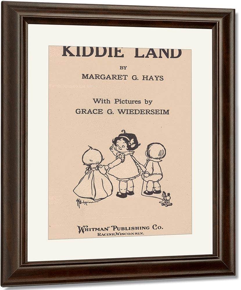 Kiddie Land Title Page Ill By Grace G Drayton Fine Art Print