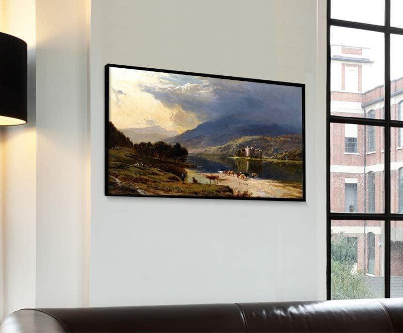 Kilchurn Castle, Loch Awe Painting Sidney Richard Percy Canvas Art Fine Art Print