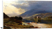 Kilchurn Castle, Loch Awe Painting Sidney Richard Percy Canvas Art Fine Art Print