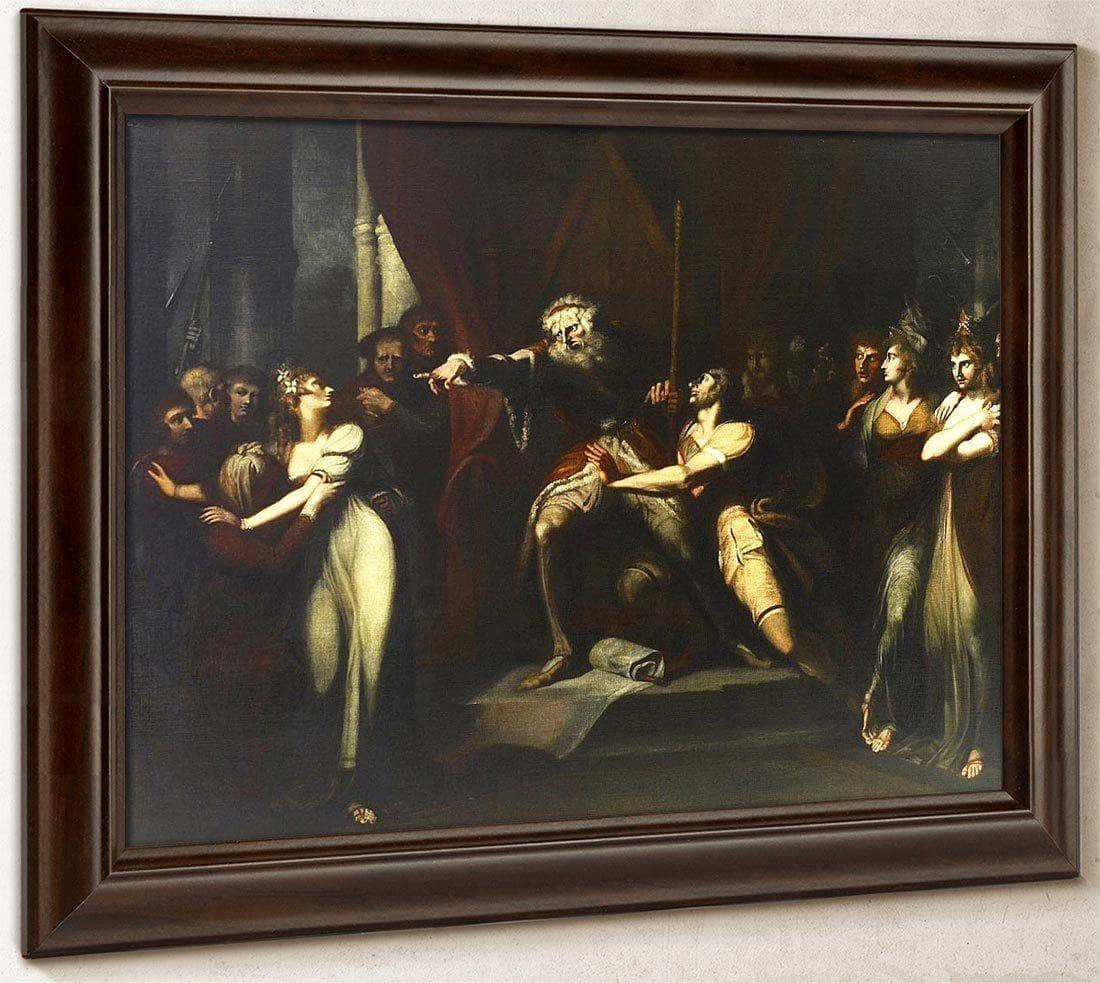 King Lear Banishing Cordelia By Henry Fuseli Fine Art Print