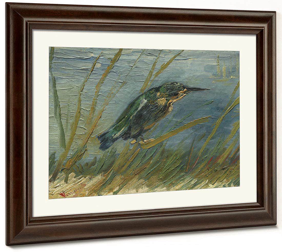 Kingfisher By The Waterside By Vincent Van Gogh Fine Art Print