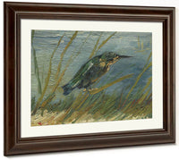 Kingfisher By The Waterside By Vincent Van Gogh Fine Art Print