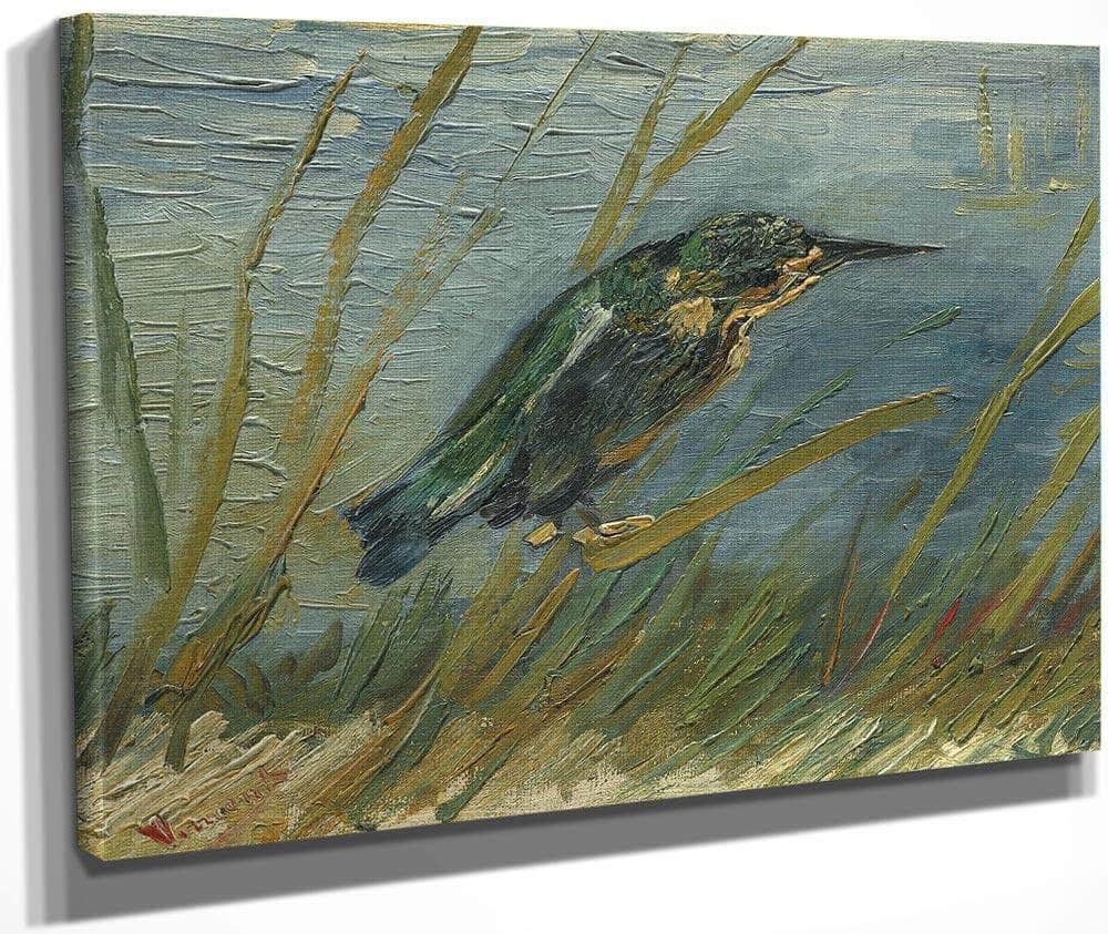 Kingfisher By The Waterside By Vincent Van Gogh Fine Art Print