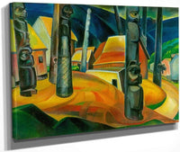 Kisplax Village By Emily Carr Fine Art Print