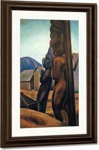Kitwancool Totems By 1928 By Emily Carr Fine Art Print