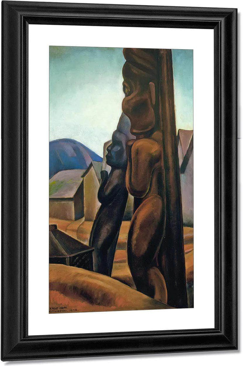Kitwancool Totems By 1928 By Emily Carr Fine Art Print