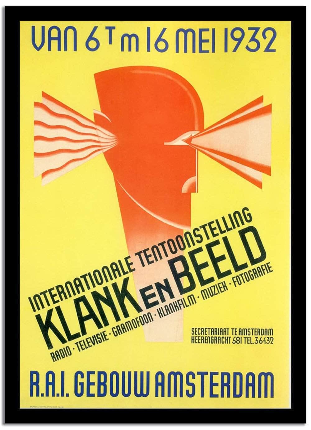 Klank En Beeld  Vintage Poster Fine Art Print
