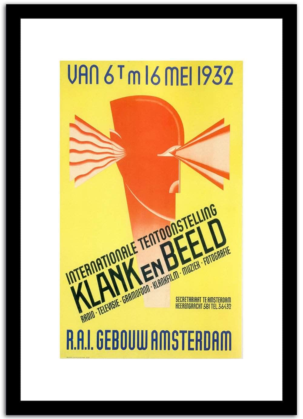 Klank En Beeld  Vintage Poster Fine Art Print