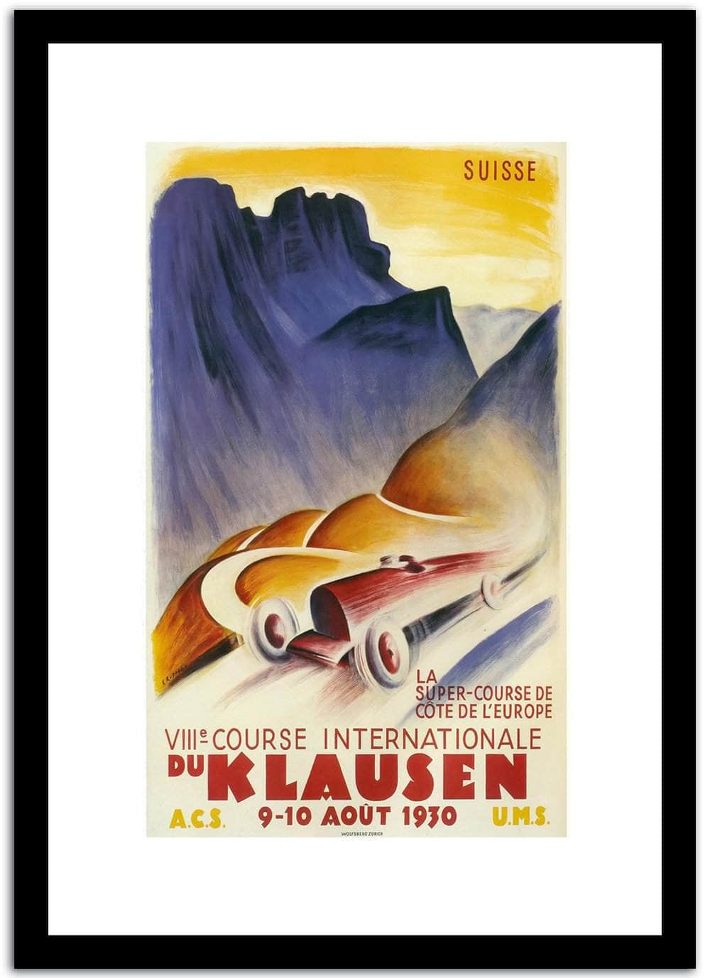 Klausen  Vintage Poster Fine Art Print
