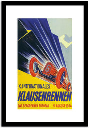 Klausenrennen  Vintage Poster Fine Art Print