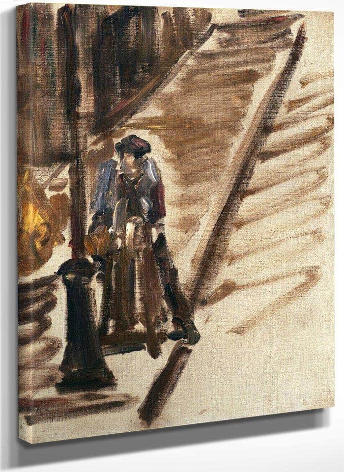 Knife Grinder Rue Mosnier By Manet Edouard Fine Art Print