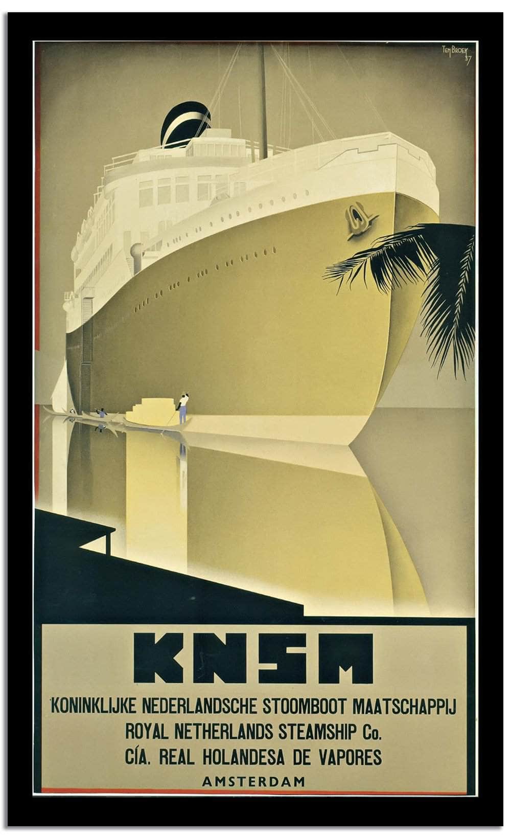 Knsm  Vintage Poster Fine Art Print