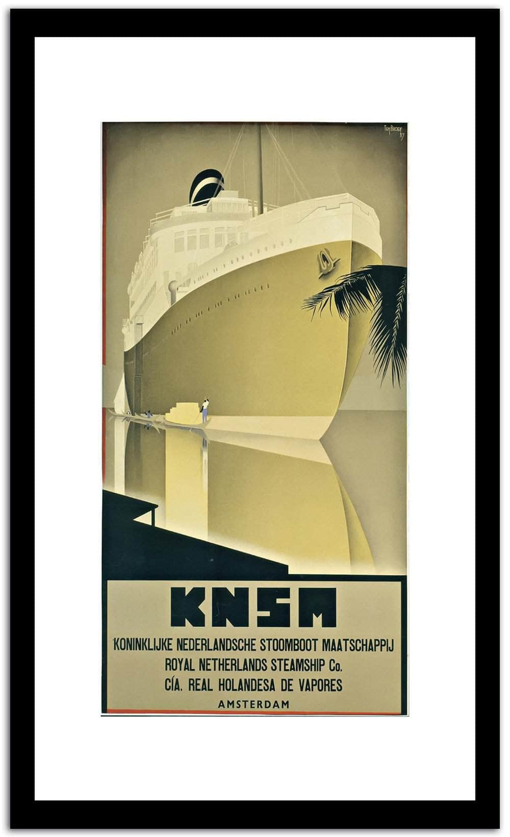 Knsm  Vintage Poster Fine Art Print