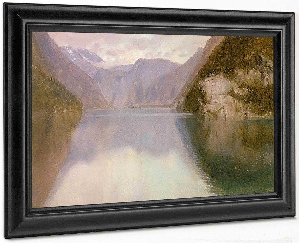 Konigssee Germany By Frederic Edwin Church Fine Art Print