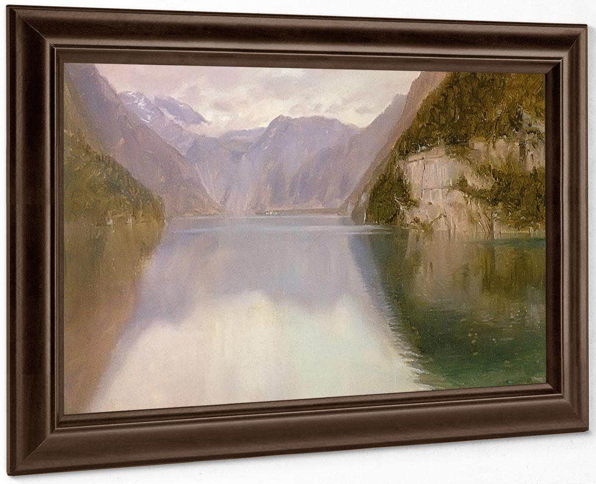 Konigssee Germany By Frederic Edwin Church Fine Art Print