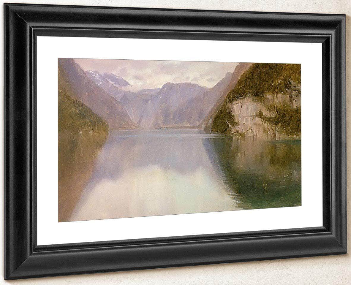 Konigssee Germany By Frederic Edwin Church Fine Art Print