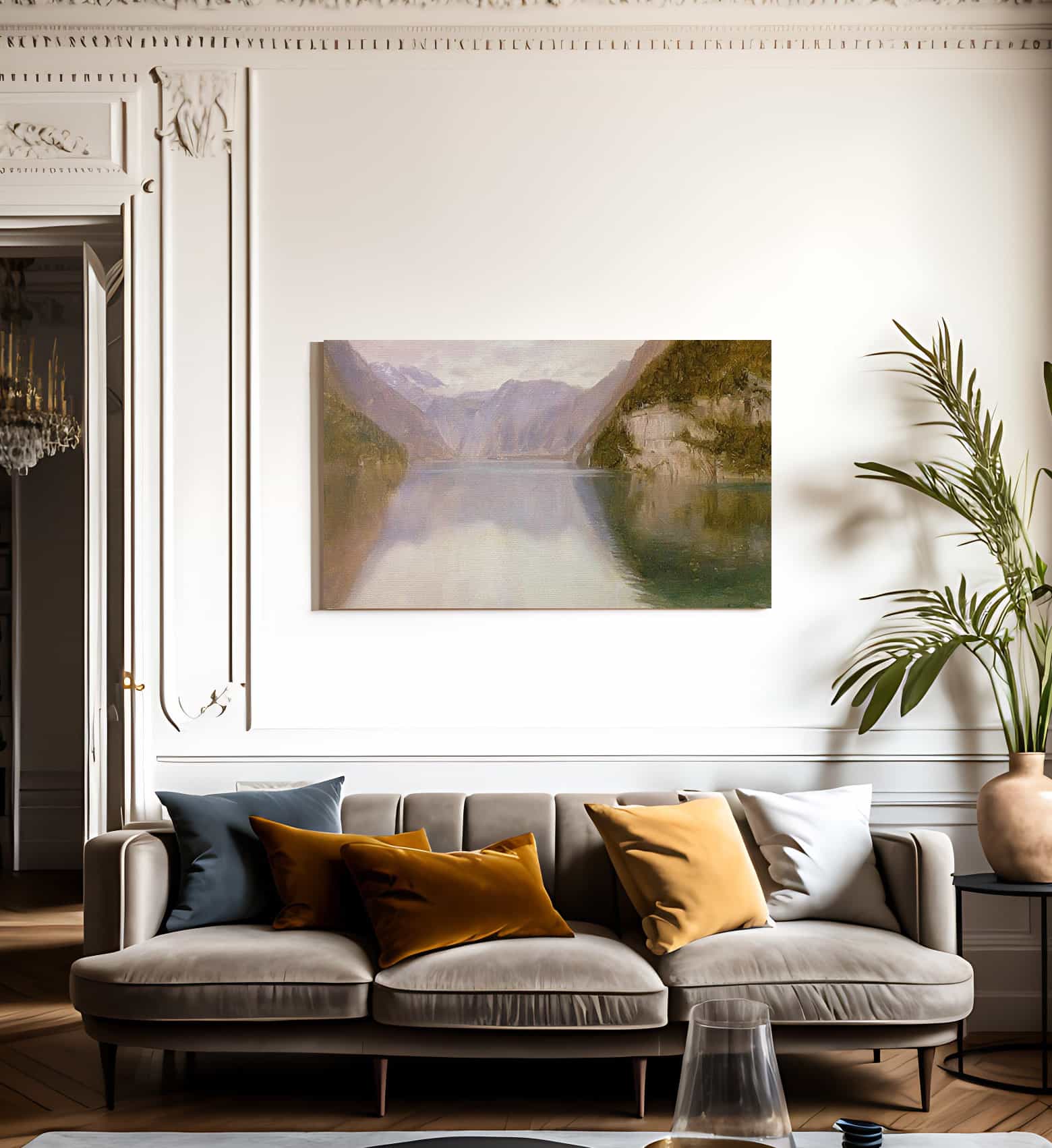 Konigssee Germany By Frederic Edwin Church Fine Art Print