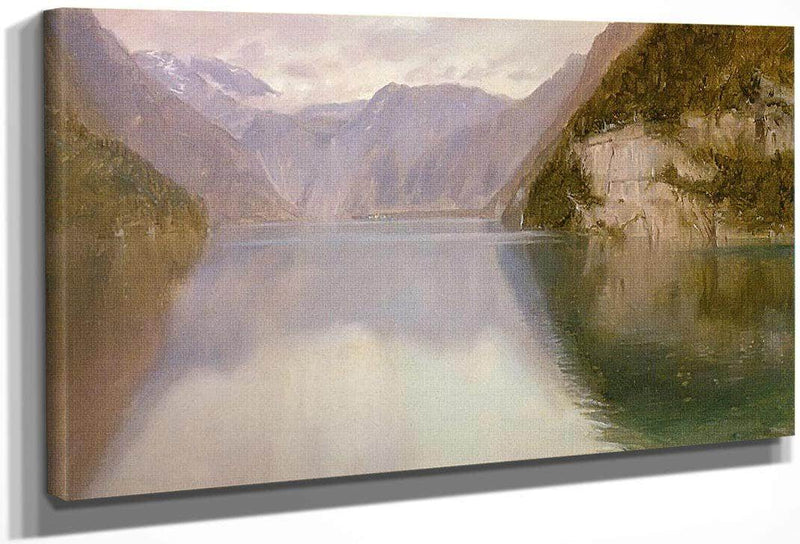Konigssee Germany By Frederic Edwin Church Fine Art Print