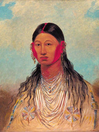 Koon Za Ya Me, Female War Eagle By George Catlin Fine Art Print