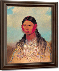 Koon Za Ya Me, Female War Eagle By George Catlin Fine Art Print