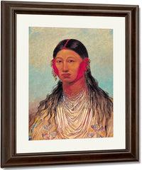 Koon Za Ya Me, Female War Eagle By George Catlin Fine Art Print