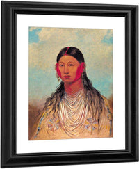 Koon Za Ya Me, Female War Eagle By George Catlin Fine Art Print