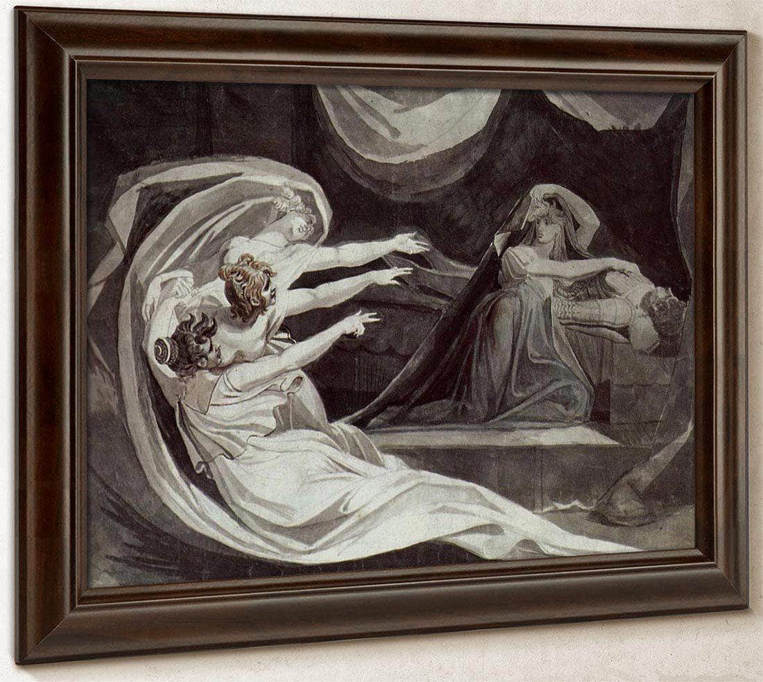 Kriemhild Is Haunted By Her Remorse By Henry Fuseli Fine Art Print