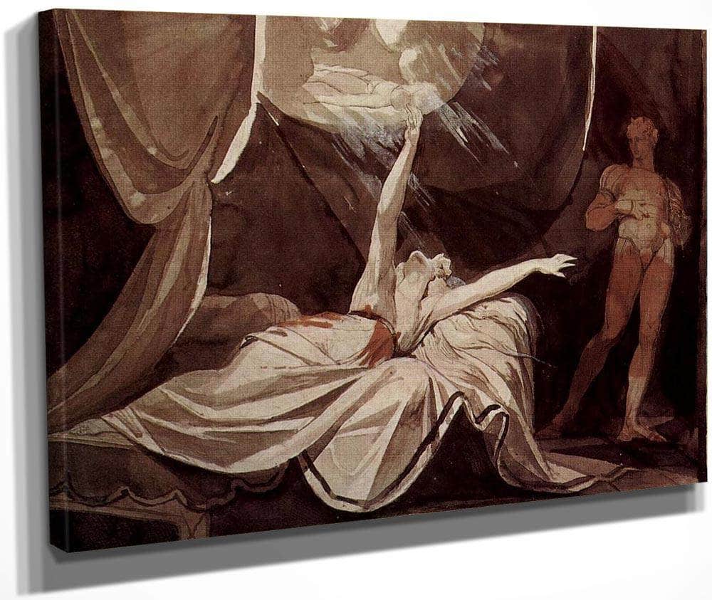 Kriemhild Sees The Dead Siegfried In A Dream By Henry Fuseli Fine Art Print