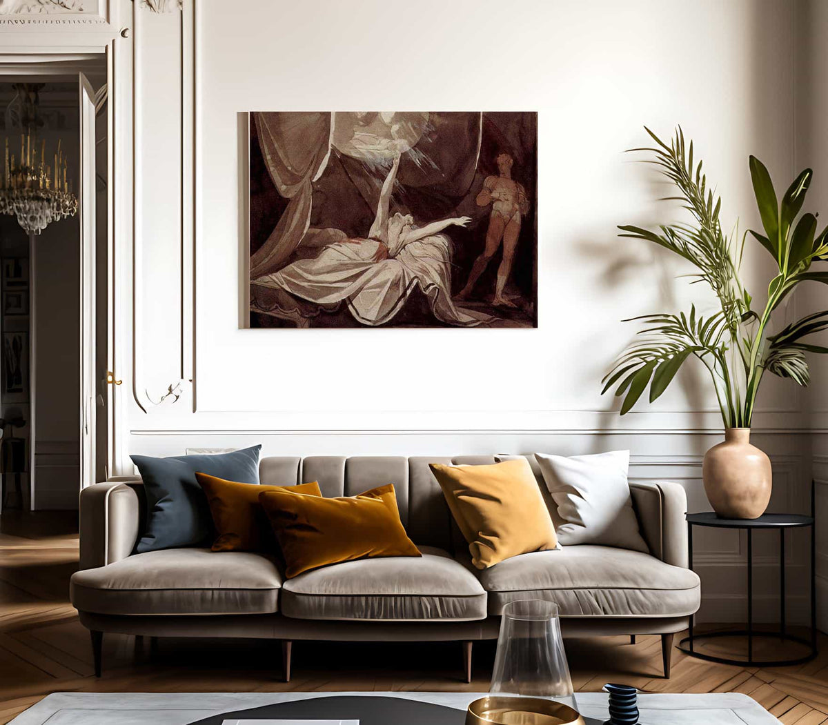 Kriemhild Sees The Dead Siegfried In A Dream By Henry Fuseli Fine Art Print